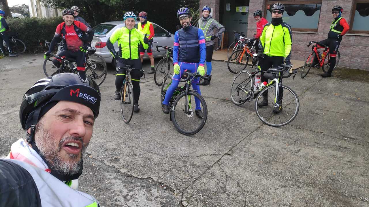 Group pic at the last control point