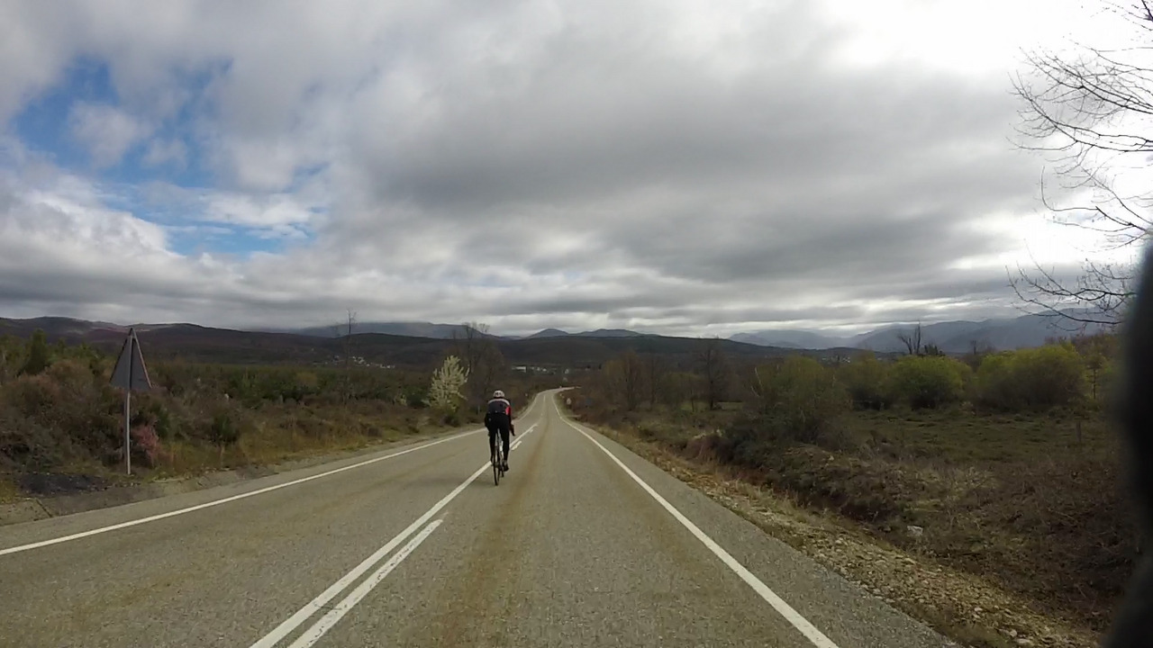 Juankar going down another long straight road