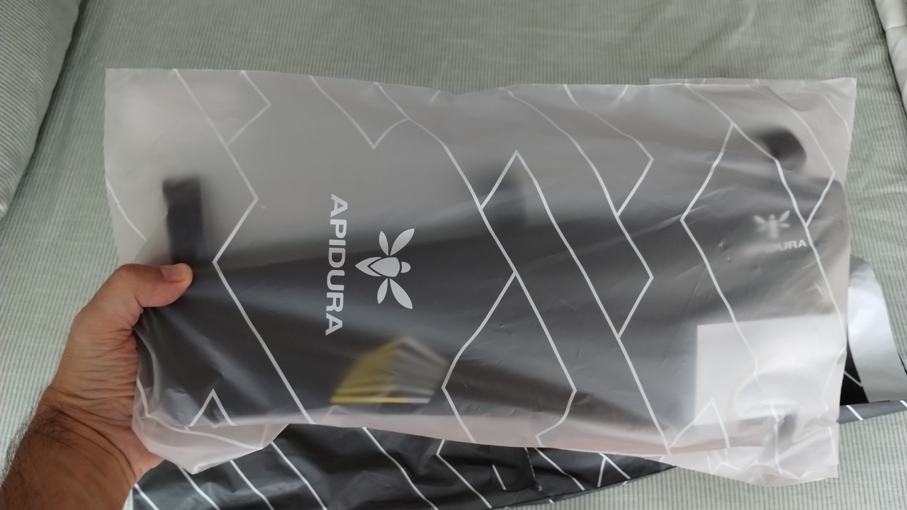 The plastic bag where the racing frame pack came in. This was inside another plastic bag, both of them fully recyclable