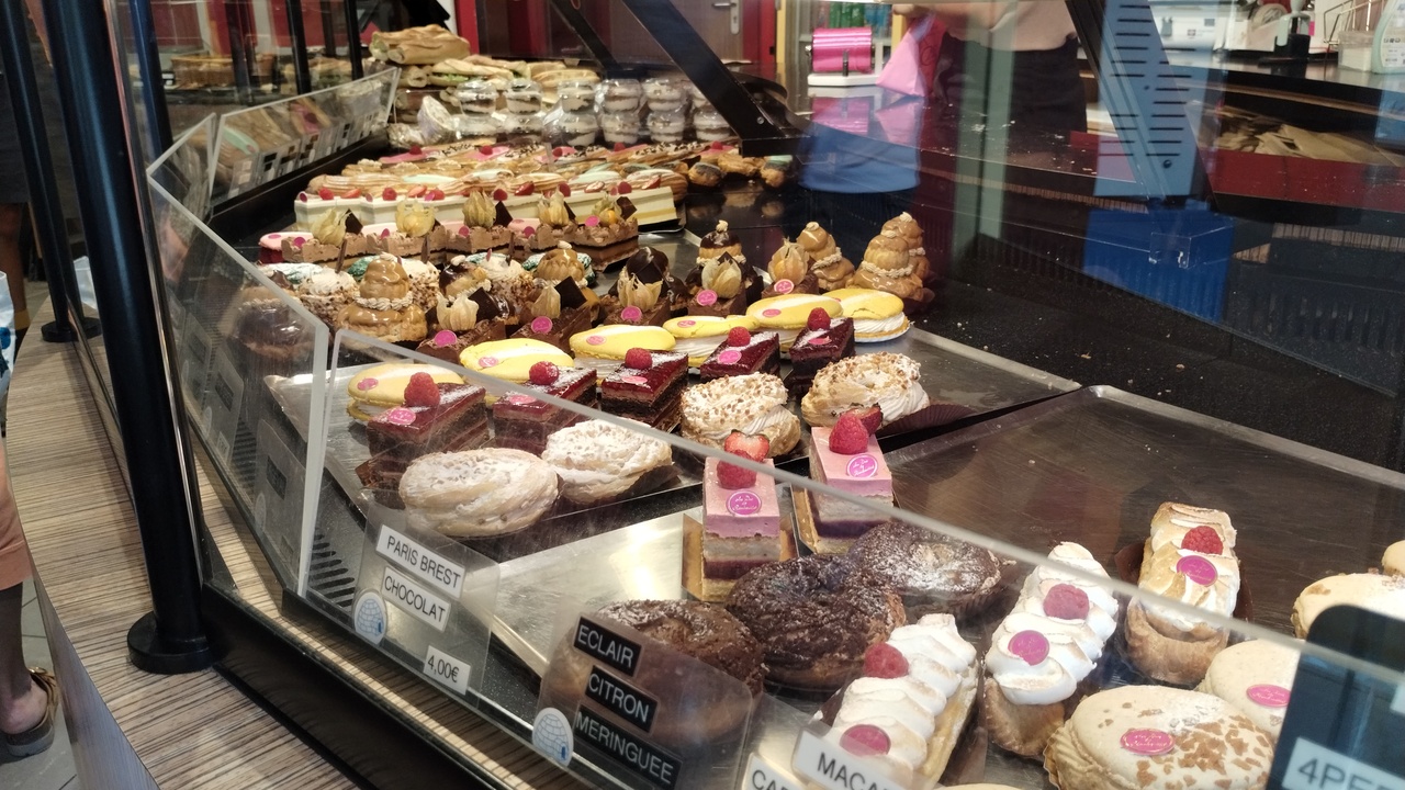 Lots of pastries from the boulangerie where we bought our breakfast