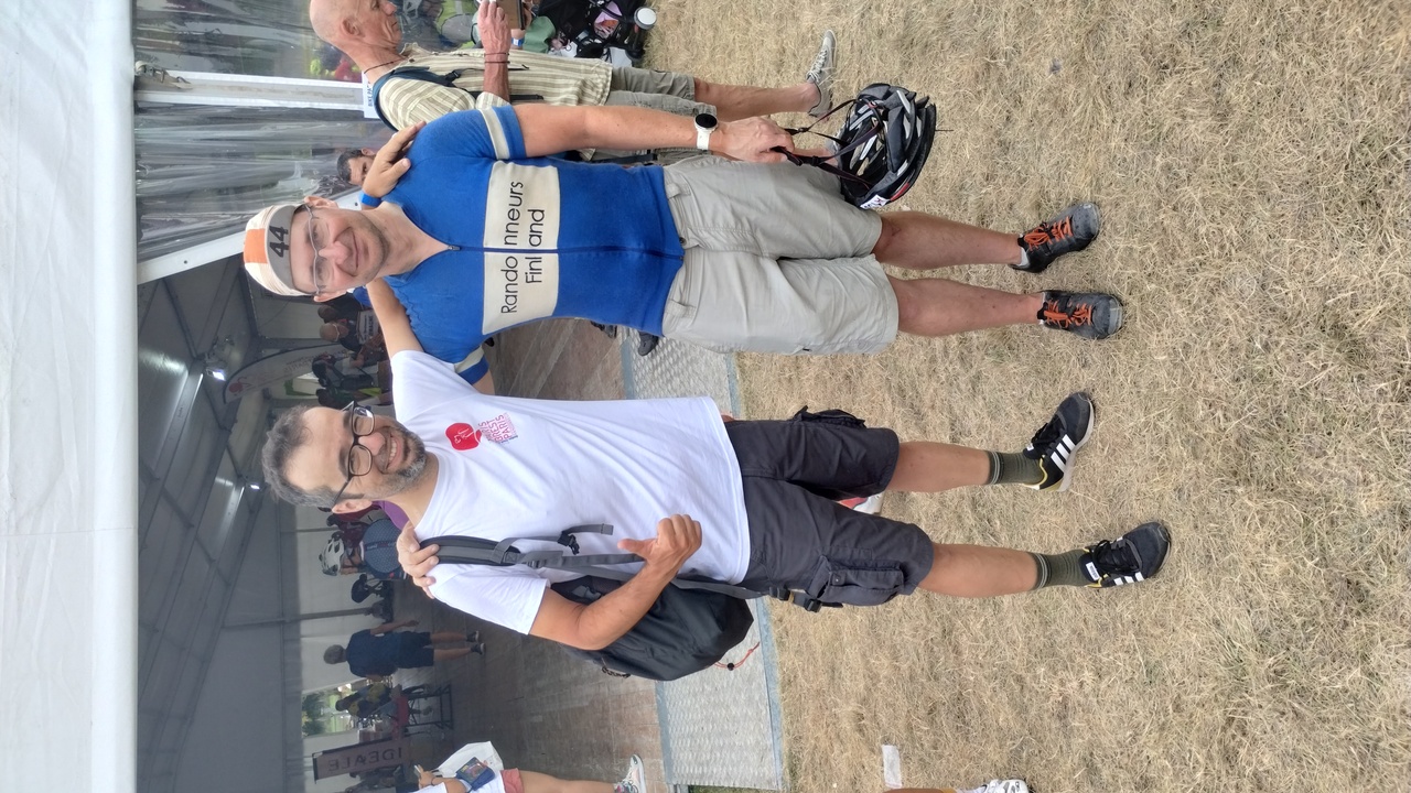 Photo with Mikko, after asking him (maybe) too many questions!