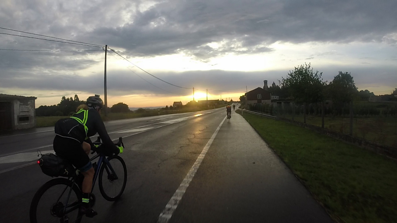 Estefania, riding towards the sunset
